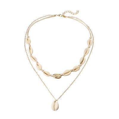Seashell  Multilayer Necklace